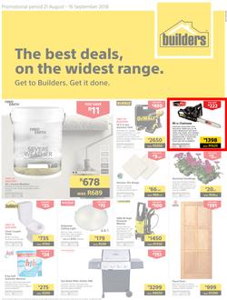 Builders Western Cape : The Best Deals On The Widest Range (21 Aug - 16 Sept 2018), page 1