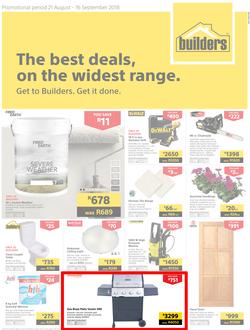 Builders Western Cape : The Best Deals On The Widest Range (21 Aug - 16 Sept 2018), page 1