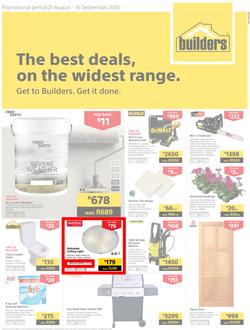 Builders Western Cape : The Best Deals On The Widest Range (21 Aug - 16 Sept 2018), page 1