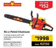 Wolf Garden 45cc Petrol Chainsaw