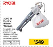 Ryobi 3000W Electric Blower Vacuum