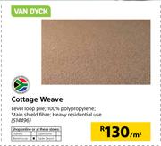 Van Dyck Cottage Weave-Per Sqm