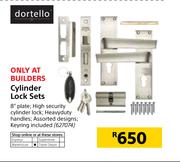 Dortello Cylinder Lock Set