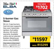 Elba 5 Burner Gas Stove