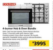 Goldair 4 Burner Hob & Oven Bundle
