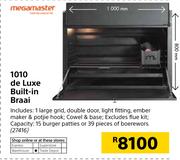 Mega Master 1010 De Luxe Built In Braai