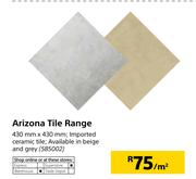 Arizona Tile Range 430mm x 430mm-Per Sqm