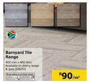 Barnyard Tile Range 400mm x 400mm-Per Sqm