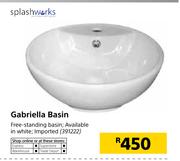 Splash Works Gabriella Basin