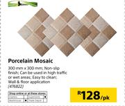 Porcelain Mosaic 300mm x 300mm-Per Pk