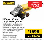 Dewalt 2200W 230mm Large Angle Grinder DWE492