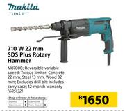 Makita 710w 22mm SDS Plus Rotary Hammer M8700B