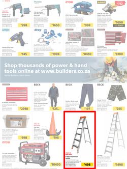Builders Western Cape : The Best Deals On The Widest Range (21 Aug - 16 Sept 2018), page 9