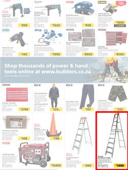 Builders Western Cape : The Best Deals On The Widest Range (21 Aug - 16 Sept 2018), page 9
