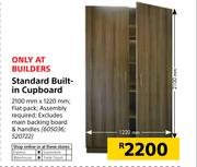 Standard Built In Cupboard 2100mm x 1220mm 