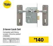 Yale 2 Lever Lock Set 