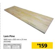 Lam Pine 1800mm x 305mm x 21mm
