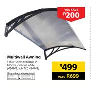 Multiwall Awning 1m x 1.2m