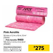 Pink Aerolite 135mm x 1.2m x 5m-6Sqm