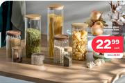 Bamboo Glass Canisters-200ml