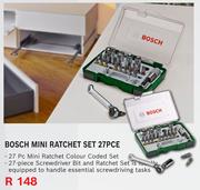 Bosch Mini Ratchet Set (27pcs)
