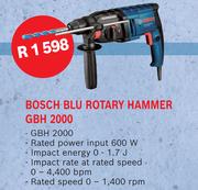 Bosch Blu Rotary Hammer GBH 2000