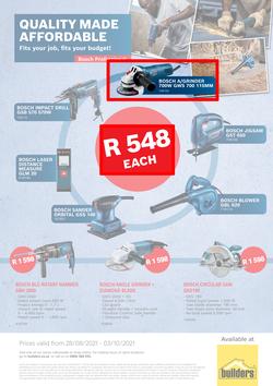 Builders : Bosch Power Tools Promotion (28 August - 3 October 2021), page 2