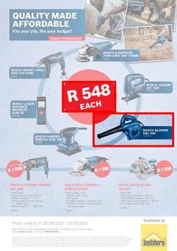 Builders : Bosch Power Tools Promotion (28 August - 3 October 2021), page 2