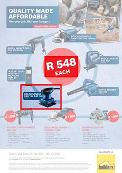 Builders : Bosch Power Tools Promotion (28 August - 3 October 2021), page 2