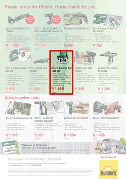 Builders : Bosch Power Tools Promotion (28 August - 3 October 2021), page 3