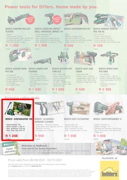 Builders : Bosch Power Tools Promotion (28 August - 3 October 2021), page 3