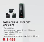 Bosch C/Less Laser Dist Measure
