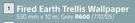 Fired Earth Trellis Grey Wallpaper-530mm x 10m