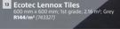 Ecotec Lennox Tiles-600mm x 600mm Per Sqm