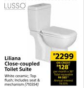 Lusso Liliana Close Coupled Toilet Suite