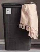Keter Jute Laundry Hamper 430mm x 340mm x 580mm