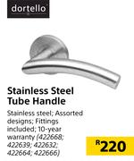 Dortello Stainless Steel Tube Handle