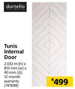 Dortello Tunis Internal Door 2.032m (h) x 813mm (w) x 40mm (d)