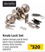 Dortello Knob Lock Set