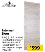 Swartland Internal Door 2m (h) x 813mm (w)