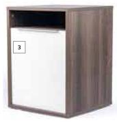 Pico Collection Pedestal 600 mm (h) x 450 mm (w) x 450 mm (d)