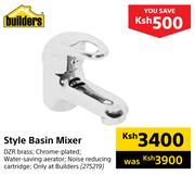 Builders Style Basin Mixer