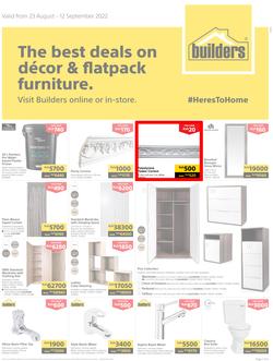 Builders Kenya : The Best Deals On Decor & Flatpack Furniture (23 August - 12 September 2022), page 1
