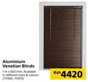 Aluminium Venetian Blinds-1m x 600mm 