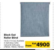 Block Out Roller Blind (1.6 L x 1m W)