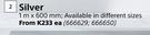 Design House 25mm Aluminium Silver Venetian Blinds-1m x 600mm Each