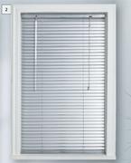 Design House 25mm Aluminium Silver Venetian Blinds-1m x 600mm Each