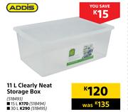 Addis 15L Clearly Neat Storage Box