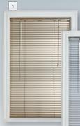 Designhouse 25mm Aluminium Fawn Venetian Blinds 1m x 600mm-Each