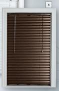Designhouse 25mm Aluminium Metalic Brown Venetian Blinds 1m x 600mm-Each
